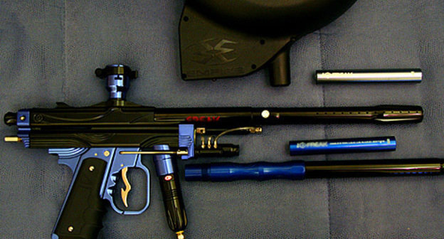 Paintball rifle. Photo by http://dic.academic.ru Paintball rifle. Photo by http://dic.academic.ru