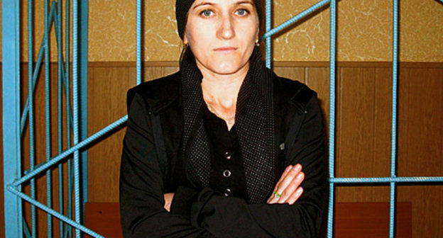 Sapiyat Magomedova at the Sovietskiy Federal Court of the Republic of Dagestan, Makhachkala, November 10, 2010. Photo by the "Caucasian Knot" Sapiyat Magomedova at the Sovietskiy Federal Court of the Republic of Dagestan, Makhachkala, November 10, 2010. Photo by the "Caucasian Knot"