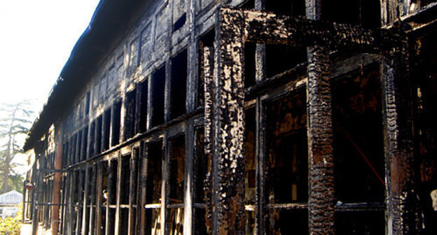 Urology ward of the Sukhumi Clinical Hospital after fire, November 10, 2010. Photo by the "Caucasian Knot" Urology ward of the Sukhumi Clinical Hospital after fire, November 10, 2010. Photo by the "Caucasian Knot"