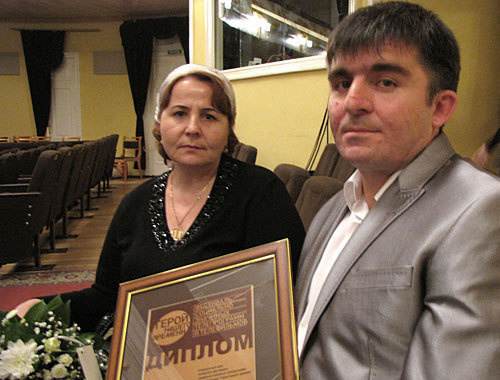 Ramzan Dzhavatkhanov, Deputy Director of the State TV and Radio Company "Vainakh", after receiving the Special Prize of the Festival "Hero of Our Time" in Rostov-on-Don, November 27, 2010. Photo by the "Caucasian Knot" Ramzan Dzhavatkhanov, Deputy Director of the State TV and Radio Company "Vainakh", after receiving the Special Prize of the Festival "Hero of Our Time" in Rostov-on-Don, November 27, 2010. Photo by the "Caucasian Knot"