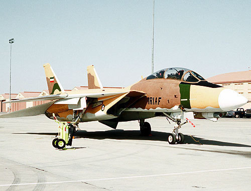 F-14 fighter jet in colours of Iranian Air Froces. Photo by http://ru.wikipedia.org F-14 fighter jet in colours of Iranian Air Froces. Photo by http://ru.wikipedia.org