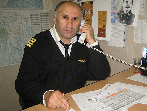 Zalimkhan Akhmedov, Deputy Commander of the Tu-154 Squadron. Makhachkala, December 6, 2010. Photo by the "Caucasian Knot" Zalimkhan Akhmedov, Deputy Commander of the Tu-154 Squadron. Makhachkala, December 6, 2010. Photo by the "Caucasian Knot"