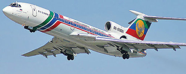 Tu-154 aircraft of "Dagestani Airlines". Photo by http://veskavkaz.ru Tu-154 aircraft of "Dagestani Airlines". Photo by http://veskavkaz.ru