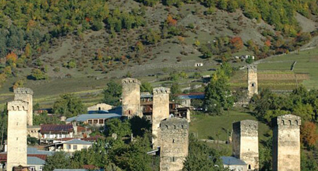 Mestiya settlement, Svaneti (Georgia). Photo by http://car-rent.ge Mestiya settlement, Svaneti (Georgia). Photo by http://car-rent.ge