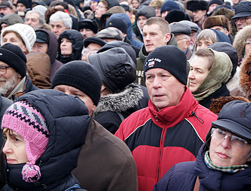 Participants of anti-nationalist rally in Pushkin Square in Moscow, December 26, 2010. Photo by the "Caucasian Knot" Participants of anti-nationalist rally in Pushkin Square in Moscow, December 26, 2010. Photo by the "Caucasian Knot"