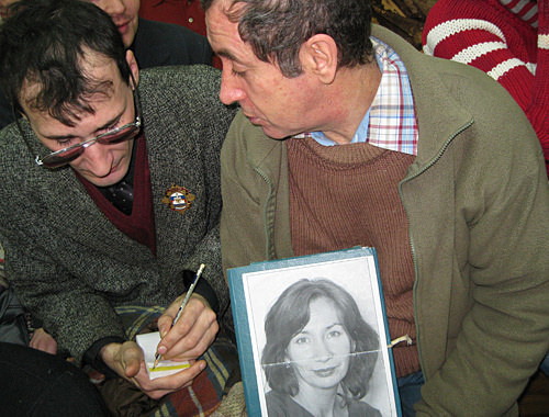 Nadir Fatov (left) and Grigory Saksonov, activists of the democratic movement "Solidarity" in the courtroom of judicial precinct No. 363, Khamovniki District of Moscow, January, 13, 2011. Photo by the "Caucasian Knot" Nadir Fatov (left) and Grigory Saksonov, activists of the democratic movement "Solidarity" in the courtroom of judicial precinct No. 363, Khamovniki District of Moscow, January, 13, 2011. Photo by the "Caucasian Knot"