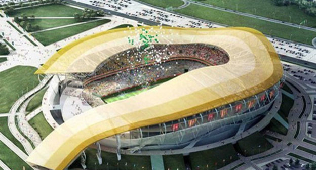 Project of the stadium for Football World Cup matches in Rostov-on-Don. Photo by http://techvesti.ru Project of the stadium for Football World Cup matches in Rostov-on-Don. Photo by http://techvesti.ru