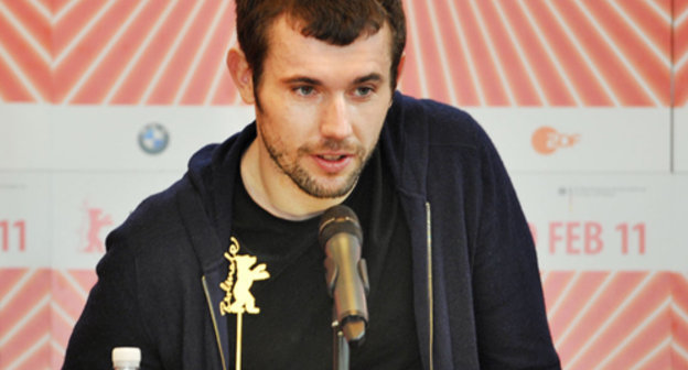 "Barzakh" director Mantas Kvedaravicius at the International Berlin Film Festival, February 11, 2011. © G.Gnaudschun, Amnesty International. "Barzakh" director Mantas Kvedaravicius at the International Berlin Film Festival, February 11, 2011. © G.Gnaudschun, Amnesty International.