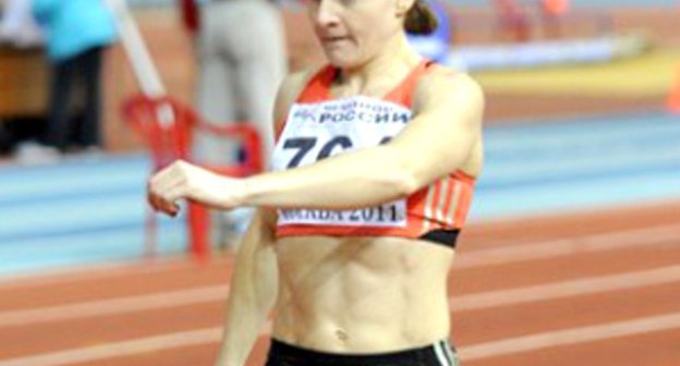Olesya Zabara at the Indoor European Athletics Championships held on March 4-6 in Paris. Photo from RusAthletics.ru Olesya Zabara at the Indoor European Athletics Championships held on March 4-6 in Paris. Photo from RusAthletics.ru