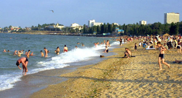City beach in Makhachkala, Dagestan. Photo
by the "Caucasian Knot" City beach in Makhachkala, Dagestan. Photo
by the "Caucasian Knot"