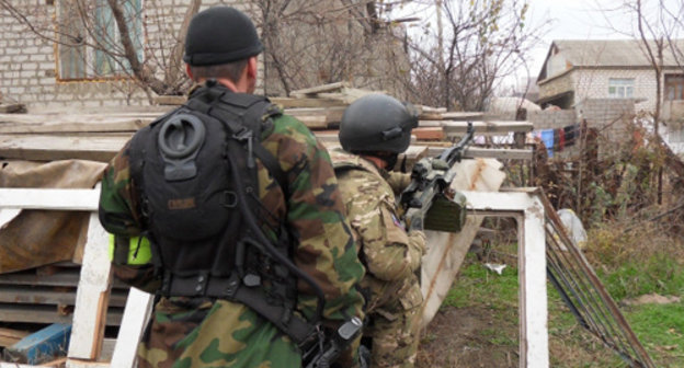 Special operation in a residential area of Makhachkala, 2010. Photo by press service of the Ministry of Internal Affairs of Dagestan Special operation in a residential area of Makhachkala, 2010. Photo by press service of the Ministry of Internal Affairs of Dagestan