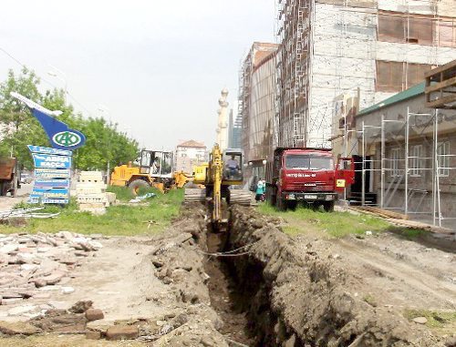 Reconstruction of Akhmad Kadyrov Avenue in Grozny. Photo from the website of the Ministry for Housing and Municipal Facilities of the Chechen Republic (http://mgkhs.ru) Reconstruction of Akhmad Kadyrov Avenue in Grozny. Photo from the website of the Ministry for Housing and Municipal Facilities of the Chechen Republic (http://mgkhs.ru)