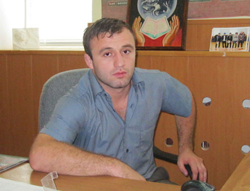 Kurban Magomedov, Deputy Director of the Buzai Ibragimov Special Olympic Reserve School, Makhachkala, August 24, 2011. Photo by "Caucasian Knot" Kurban Magomedov, Deputy Director of the Buzai Ibragimov Special Olympic Reserve School, Makhachkala, August 24, 2011. Photo by "Caucasian Knot"