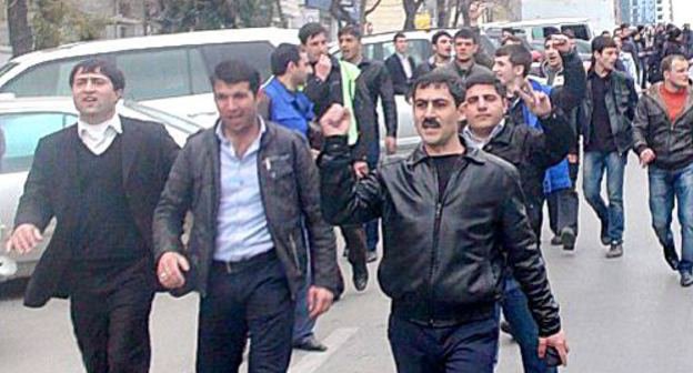 Baku, April 2, 2011. Oppositional protests demanding democratic reforms. Photo: Information Agency "Turan" Baku, April 2, 2011. Oppositional protests demanding democratic reforms. Photo: Information Agency "Turan"