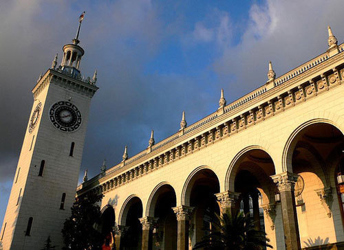 Railway station of Sochi. Photo by www.flickr.com/photos/9776511@N04 Railway station of Sochi. Photo by www.flickr.com/photos/9776511@N04