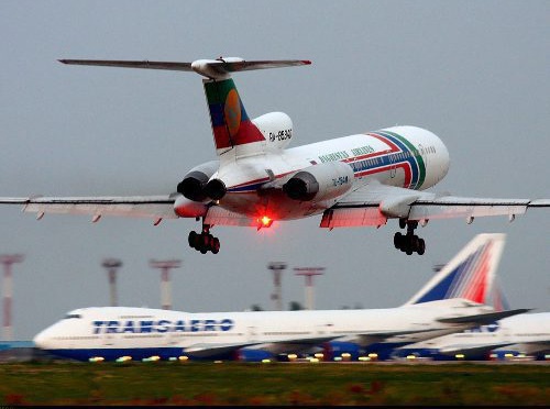 A Tu-154 aircraft of the "Dagestani Airlines" at Domodedovo Airport, June 2011. Photo by Kirill Vinogradov, RussianPlanes.net A Tu-154 aircraft of the "Dagestani Airlines" at Domodedovo Airport, June 2011. Photo by Kirill Vinogradov, RussianPlanes.net