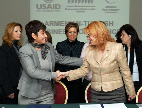 Participants in the Armenian-Turkish business forum, Armenia, Yerevan, November 22, 2011. Courtesy of the Photolure.am Participants in the Armenian-Turkish business forum, Armenia, Yerevan, November 22, 2011. Courtesy of the Photolure.am