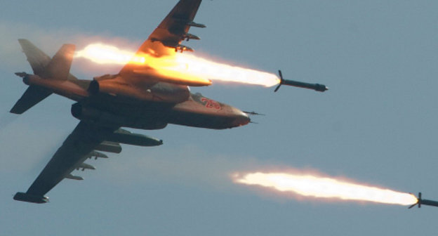 Russian strike fighter Su-25. Courtesy of http://history-of-wars.ru Russian strike fighter Su-25. Courtesy of http://history-of-wars.ru