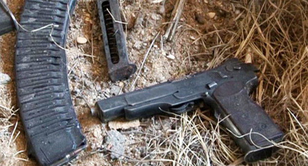 Arms found by special services in the place of a skirmish with militants, Dagestan, Makhachkala, May 15, 2012. Courtesy of http://nak.fsb.ru Arms found by special services in the place of a skirmish with militants, Dagestan, Makhachkala, May 15, 2012. Courtesy of http://nak.fsb.ru