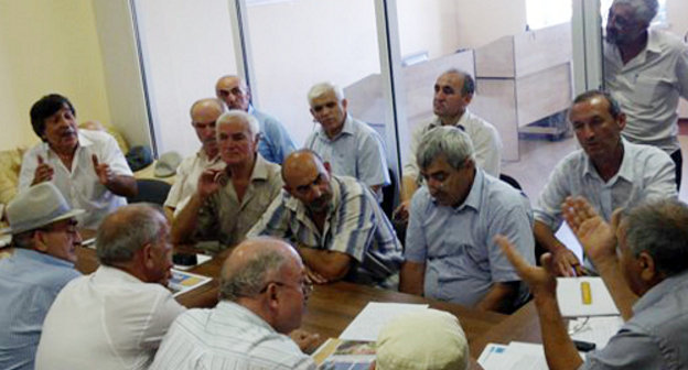 Sitting of the Board of Elders of the Kumyk Nation, Dagestan, Makhachkala, July 7, 2012. Photo by Ruslan Gereev Sitting of the Board of Elders of the Kumyk Nation, Dagestan, Makhachkala, July 7, 2012. Photo by Ruslan Gereev