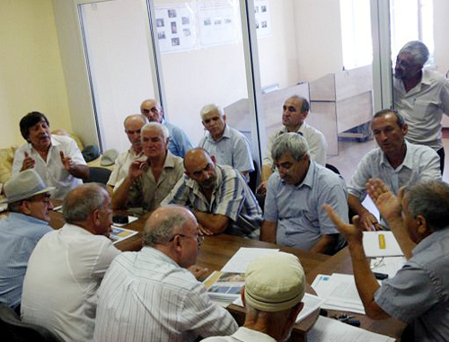 Sitting of the Board of Elders of the Kumyk Nation, Dagestan, Makhachkala, July 7, 2012. Photo by Ruslan Gereev Sitting of the Board of Elders of the Kumyk Nation, Dagestan, Makhachkala, July 7, 2012. Photo by Ruslan Gereev