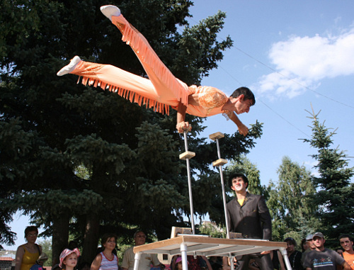

Third International Pantomime Festival named after Leonid Engibarov; Armenia, Tsakhkadzor, August 10-14, 2012. Photo: eMedia.am