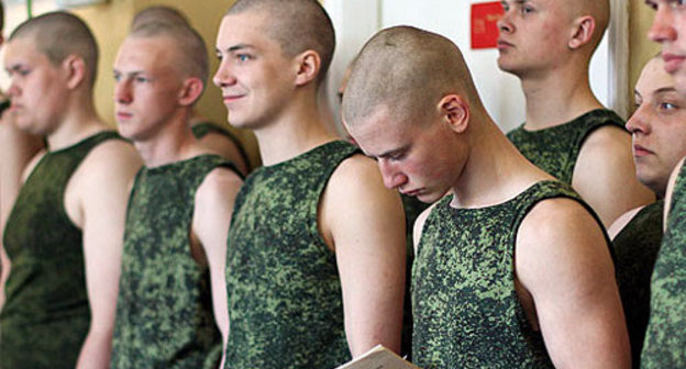 Conscripts. Courtesy of the press service of the Southern Military District Conscripts. Courtesy of the press service of the Southern Military District