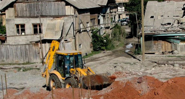 Construction of the "Jewish District" in Tskhinvali, September 2009. Courtesy of the http://osinform.ru Construction of the "Jewish District" in Tskhinvali, September 2009. Courtesy of the http://osinform.ru