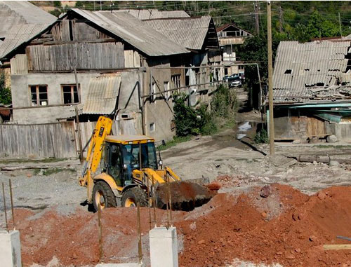 Construction of the "Jewish District" in Tskhinvali, September 2009. Courtesy of the http://osinform.ru Construction of the "Jewish District" in Tskhinvali, September 2009. Courtesy of the http://osinform.ru