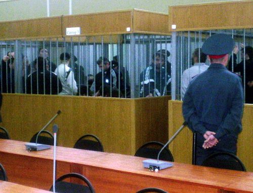 Hearings at the Supreme Court of Kabardino-Balkaria on the case of the attack on Nalchik. March 19, 2009. Photo by Ludmila Maratova for the "Caucasian Knot" Hearings at the Supreme Court of Kabardino-Balkaria on the case of the attack on Nalchik. March 19, 2009. Photo by Ludmila Maratova for the "Caucasian Knot"