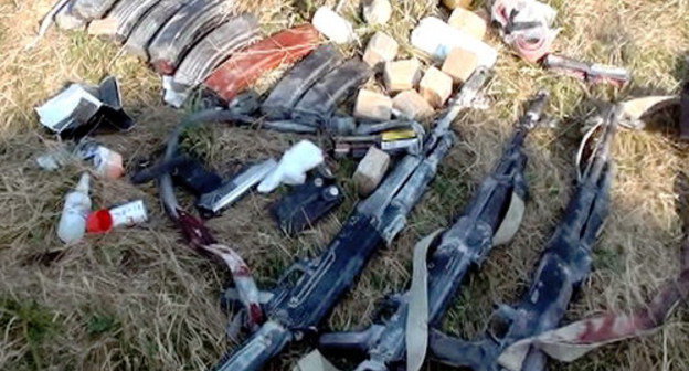 In the venue of the special operation in Dagestan. Courtesy of the http://nak.fsb.ru In the venue of the special operation in Dagestan. Courtesy of the http://nak.fsb.ru