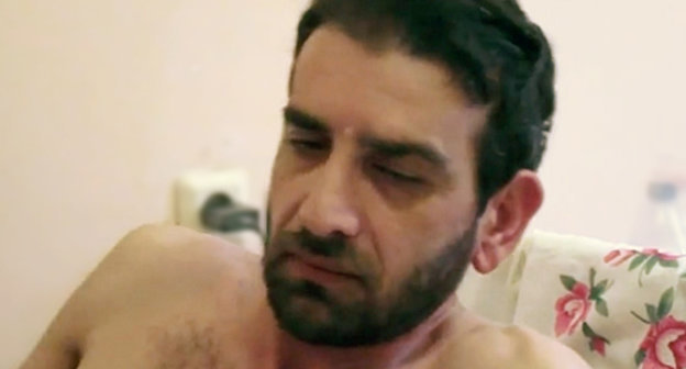 Mardiros Demerchyan tells the “Caucasian Knot” correspondent about being tortured in the police department of the settlement of Blinovo. Sochi, neuro-surgical unit of municipal hospital No 4, June 16, 2013. Shot from footage by Svetlana Kravchenko for the “Caucasian Knot” Mardiros Demerchyan tells the “Caucasian Knot” correspondent about being tortured in the police department of the settlement of Blinovo. Sochi, neuro-surgical unit of municipal hospital No 4, June 16, 2013. Shot from footage by Svetlana Kravchenko for the “Caucasian Knot”