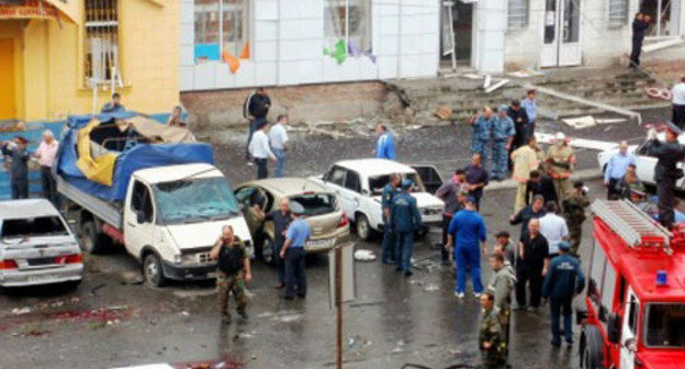 At the scene of the act of terrorism in the central market of Vladikavkaz, September 9, 2010. Photo by Felix Kireev, "Ossetia-Kvaisa" At the scene of the act of terrorism in the central market of Vladikavkaz, September 9, 2010. Photo by Felix Kireev, "Ossetia-Kvaisa"