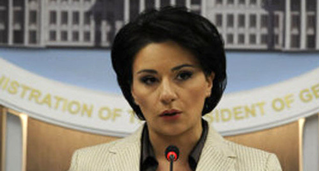 Manana Mandjgaladze. Photo: press-cutting service of Georgian President Manana Mandjgaladze. Photo: press-cutting service of Georgian President