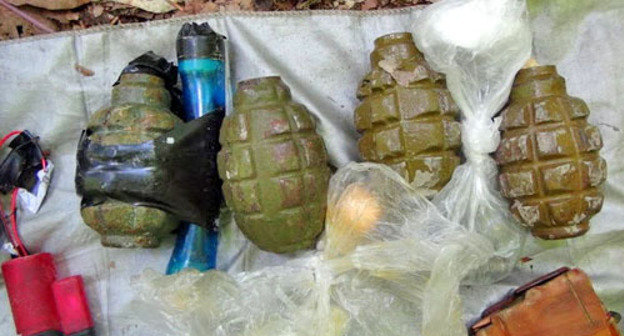 Amunition found during investigative operations in Urvansky region of Kabardino-Balkaria, June 2013. Photo: http://nac.gov.ru/ Amunition found during investigative operations in Urvansky region of Kabardino-Balkaria, June 2013. Photo: http://nac.gov.ru/