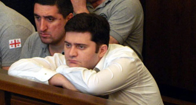 Bacho Akhalaya at the hearing of the case at Tbilisi City Court on July 27, 2013. Photo: Salome Chkheidze, http://www.humanrights.ge/ Bacho Akhalaya at the hearing of the case at Tbilisi City Court on July 27, 2013. Photo: Salome Chkheidze, http://www.humanrights.ge/