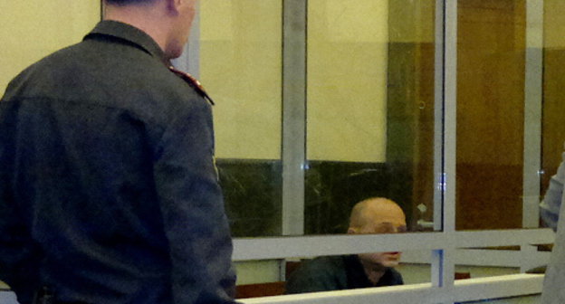 Dmitry Pavlyuchenkov in the court. Moscow, March 14, 2013. Photo by the ‘Caucasian Knot’. Dmitry Pavlyuchenkov in the court. Moscow, March 14, 2013. Photo by the ‘Caucasian Knot’.