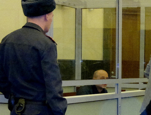 Dmitry Pavlyuchenkov in the court. Moscow, March 14, 2013. Photo by the ‘Caucasian Knot’. Dmitry Pavlyuchenkov in the court. Moscow, March 14, 2013. Photo by the ‘Caucasian Knot’.