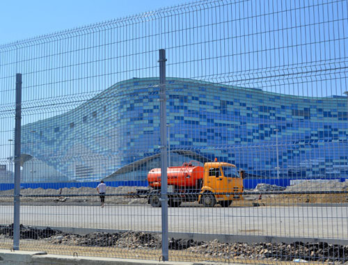 The Winter Sports Palace "Iceberg". Photo by Svetlana Kravchenko for the "Caucasian Knot" The Winter Sports Palace "Iceberg". Photo by Svetlana Kravchenko for the "Caucasian Knot"