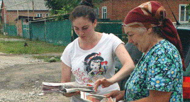 Election campaign in the Iraf District of North Ossetia. Photo http://kprf.ru/ Election campaign in the Iraf District of North Ossetia. Photo http://kprf.ru/