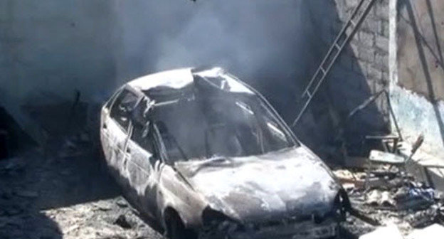 At the spot of the special operation in Derbent. September 27, 2013. Snapshot of a video https://www.youtube.com At the spot of the special operation in Derbent. September 27, 2013. Snapshot of a video https://www.youtube.com