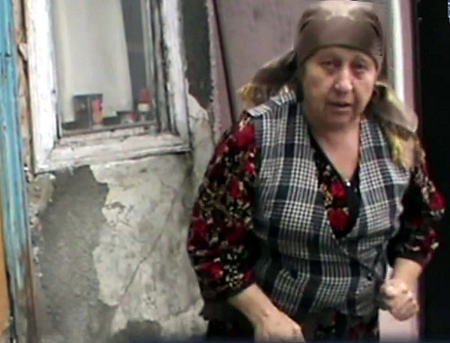 Resident of a barrack in Gorky Street. Nalchik, September 2013. Photo taken from the ‘Caucasian Knot’ stream. Resident of a barrack in Gorky Street. Nalchik, September 2013. Photo taken from the ‘Caucasian Knot’ stream.