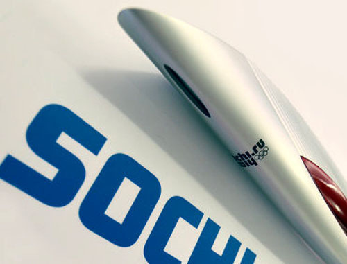 The Olympic torch. Photo http://sochi2014.rsport.ru/ The Olympic torch. Photo http://sochi2014.rsport.ru/