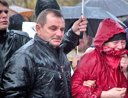 Mourning rally at the place of the terror act. Volgograd, October 23, 2013. Photo: press service of the Governor and the Government of the Volgograd Region http://www.volganet.ru/ Mourning rally at the place of the terror act. Volgograd, October 23, 2013. Photo: press service of the Governor and the Government of the Volgograd Region http://www.volganet.ru/