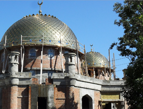 Mosque in Kislovodsk under construction. October 2012. Photo: http://zlatosfera.ru Mosque in Kislovodsk under construction. October 2012. Photo: http://zlatosfera.ru
