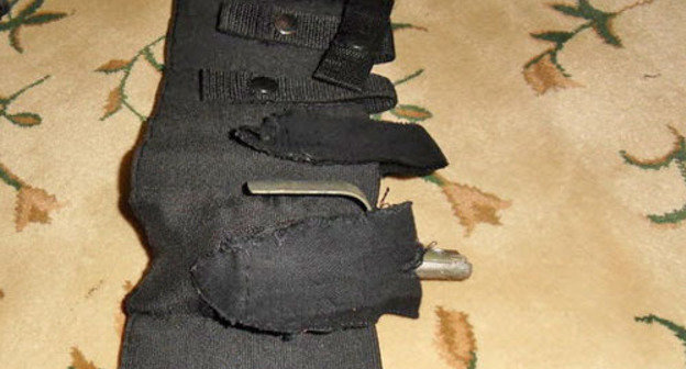 Improvised explosive device in the form of a "shahid belt". Photo: http://nac.gov.ru/ Improvised explosive device in the form of a "shahid belt". Photo: http://nac.gov.ru/
