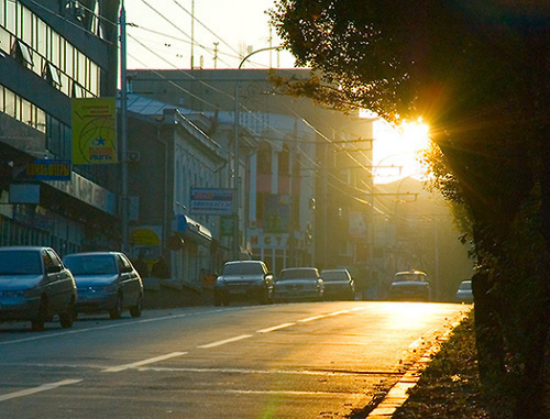Street in Stavropol. Photo by Alexander Nikolaev, http://www.flicr.com/photos/avn Street in Stavropol. Photo by Alexander Nikolaev, http://www.flicr.com/photos/avn