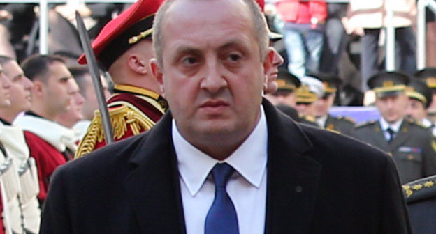 Georgy Margvelashvily during inauguration. Tbilisi, November 17, 2013. Photo courtesy of the press service of Government of Georgia Georgy Margvelashvily during inauguration. Tbilisi, November 17, 2013. Photo courtesy of the press service of Government of Georgia