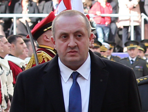 Georgy Margvelashvily during inauguration. Tbilisi, November 17, 2013. Photo courtesy of the press service of Government of Georgia Georgy Margvelashvily during inauguration. Tbilisi, November 17, 2013. Photo courtesy of the press service of Government of Georgia