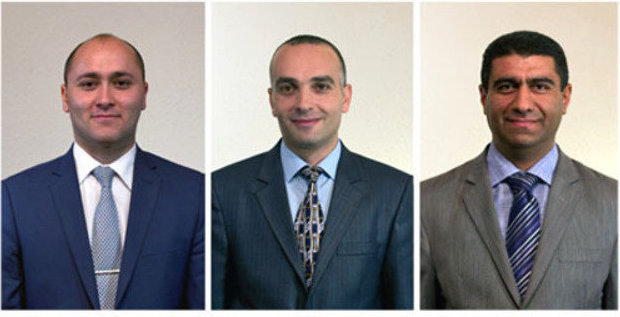 Jehovah's Witnesses Vagan Bayatyan, Ayk Bukharatyan and Ashot Tsaturyan (to the right), who won in the ECtHR the case against the Armenian authorities about prison sentences for refusing to take their military service. Photo from the site of Jehovah's Witnesses Jehovah's Witnesses Vagan Bayatyan, Ayk Bukharatyan and Ashot Tsaturyan (to the right), who won in the ECtHR the case against the Armenian authorities about prison sentences for refusing to take their military service. Photo from the site of Jehovah's Witnesses